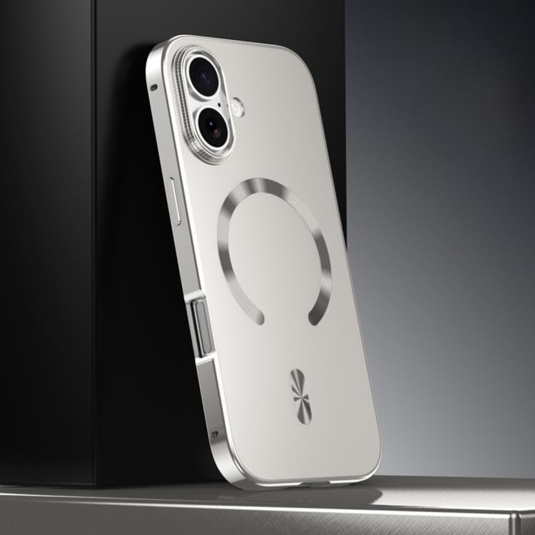 Coque de téléphone magnétique givrée en alliage métallique MagSafe, Pour iPhone 17 Pro Max, Pour iPhone 17 Pro, Pour iPhone 17, Pour iPhone Air, Pour iPhone 16 Pro Max, Pour iPhone 16 Pro, Pour iPhone 15 Pro Max, Pour iPhone 15 Pro