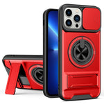 Coque de téléphone multifonctionnelle magnétique antichoc avec fenêtre coulissante pour objectif, pour iPhone 13 Pro Max, pour iPhone 13 Pro, pour iPhone 12 Pro Max, pour iPhone 11 Pro Max, pour iPhone 11