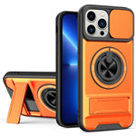 Coque de téléphone multifonctionnelle magnétique antichoc avec fenêtre coulissante pour objectif, pour iPhone 13 Pro Max, pour iPhone 13 Pro, pour iPhone 12 Pro Max, pour iPhone 11 Pro Max, pour iPhone 11