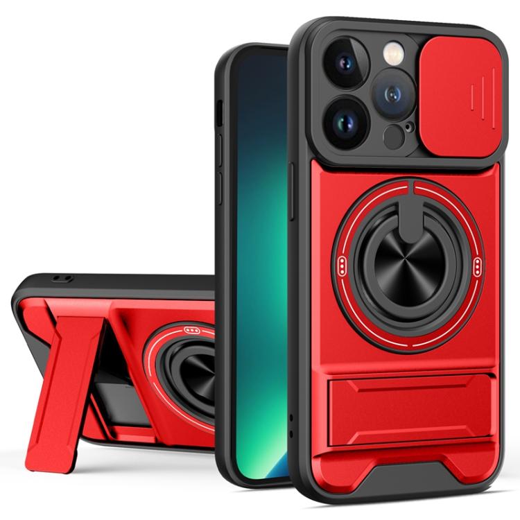 Coque de téléphone multifonctionnelle magnétique antichoc avec fenêtre coulissante pour objectif, pour iPhone 13 Pro Max, pour iPhone 13 Pro, pour iPhone 12 Pro Max, pour iPhone 11 Pro Max, pour iPhone 11