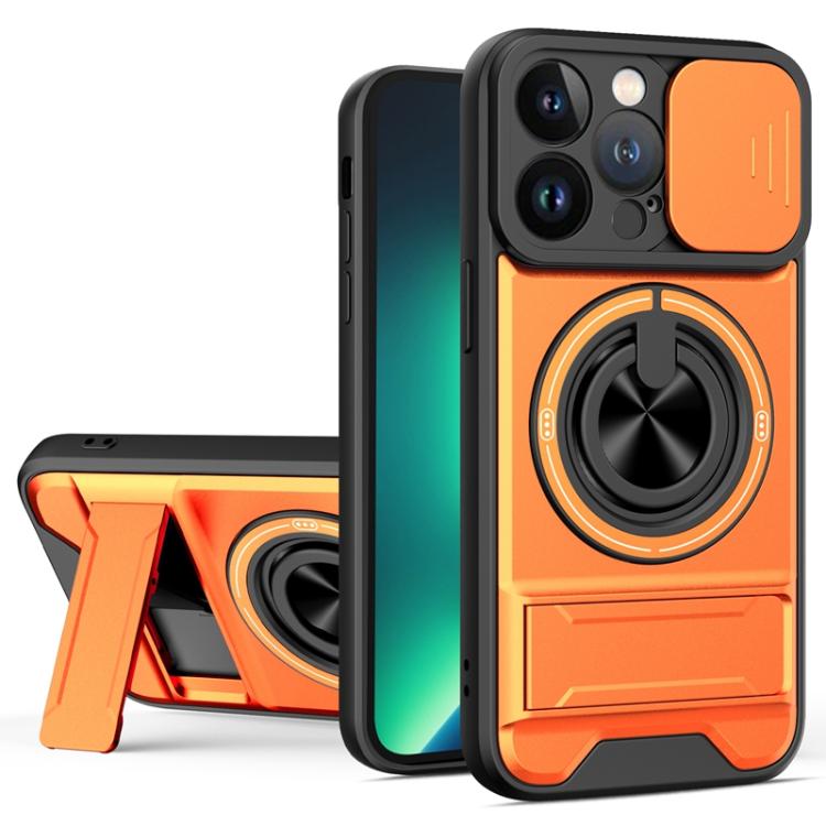 Coque de téléphone multifonctionnelle magnétique antichoc avec fenêtre coulissante pour objectif, pour iPhone 13 Pro Max, pour iPhone 13 Pro, pour iPhone 12 Pro Max, pour iPhone 11 Pro Max, pour iPhone 11
