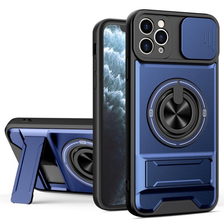 Coque de téléphone multifonctionnelle magnétique antichoc avec fenêtre coulissante pour objectif, pour iPhone 13 Pro Max, pour iPhone 13 Pro, pour iPhone 12 Pro Max, pour iPhone 11 Pro Max, pour iPhone 11