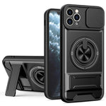 Coque de téléphone multifonctionnelle magnétique antichoc avec fenêtre coulissante pour objectif, pour iPhone 13 Pro Max, pour iPhone 13 Pro, pour iPhone 12 Pro Max, pour iPhone 11 Pro Max, pour iPhone 11