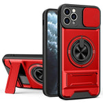 Coque de téléphone multifonctionnelle magnétique antichoc avec fenêtre coulissante pour objectif, pour iPhone 13 Pro Max, pour iPhone 13 Pro, pour iPhone 12 Pro Max, pour iPhone 11 Pro Max, pour iPhone 11