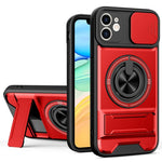 Coque de téléphone multifonctionnelle magnétique antichoc avec fenêtre coulissante pour objectif, pour iPhone 13 Pro Max, pour iPhone 13 Pro, pour iPhone 12 Pro Max, pour iPhone 11 Pro Max, pour iPhone 11