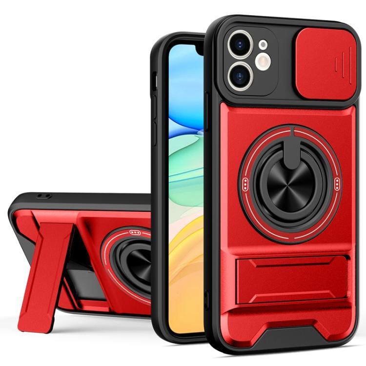 Coque de téléphone multifonctionnelle magnétique antichoc avec fenêtre coulissante pour objectif, pour iPhone 13 Pro Max, pour iPhone 13 Pro, pour iPhone 12 Pro Max, pour iPhone 11 Pro Max, pour iPhone 11
