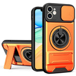 Coque de téléphone multifonctionnelle magnétique antichoc avec fenêtre coulissante pour objectif, pour iPhone 13 Pro Max, pour iPhone 13 Pro, pour iPhone 12 Pro Max, pour iPhone 11 Pro Max, pour iPhone 11