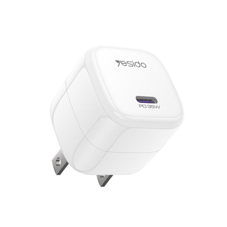 Yesido YC16U PD 35W Type-C Mini Ice Cube Fast Charger, US Plug