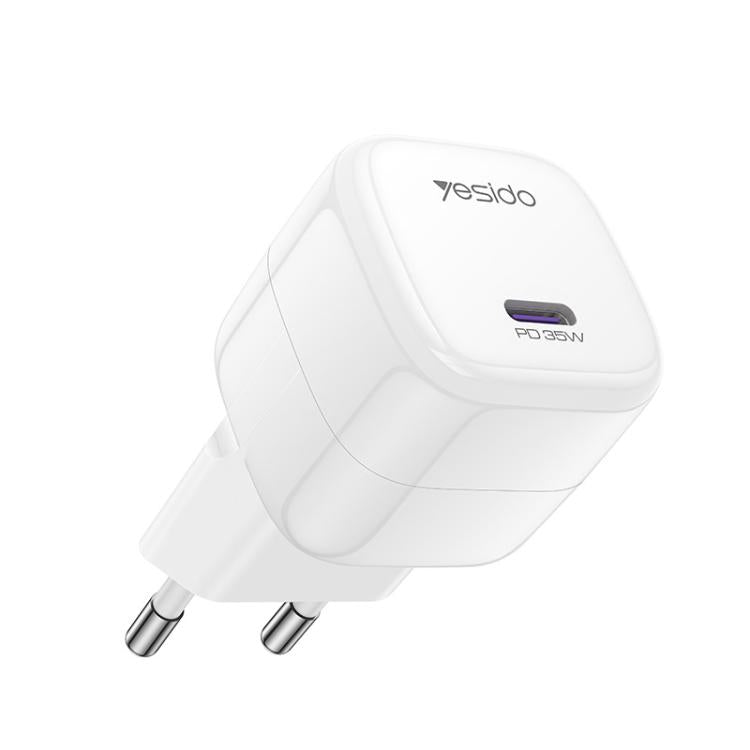 Chargeur rapide mini cube de glace Yesido YC103 PD 35W Type-C, prise EU