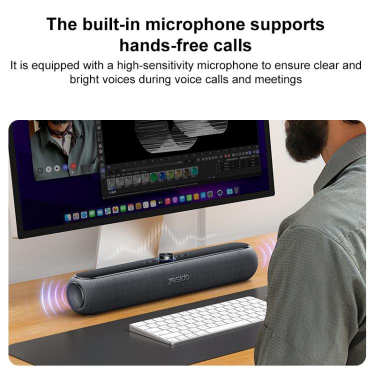 Enceinte Bluetooth sans fil de bureau Yesido YSW42 20W, YSW42