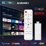 H96 Max H313 Android 14 Mini clé TV HD avec télécommande, ARM Cortex-A53 Quad Core, 2 Go+16 Go, 2 Go+8 Go