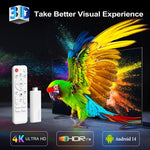 H96 Max H313 Android 14 Mini clé TV HD avec télécommande, ARM Cortex-A53 Quad Core, 2 Go+16 Go, 2 Go+8 Go