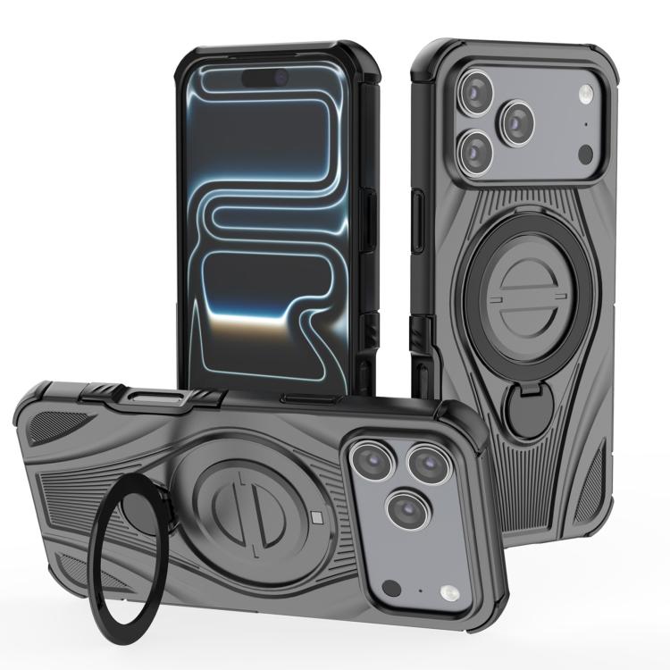 Coque de téléphone magnétique avec anneau en étoile et support pivotant métallique, Pour iPhone 17 Pro Max, Pour iPhone 17 Pro, Pour iPhone 17, Pour iPhone Air, Pour iPhone 16 Pro Max, Pour iPhone 16 Pro, Pour iPhone 16