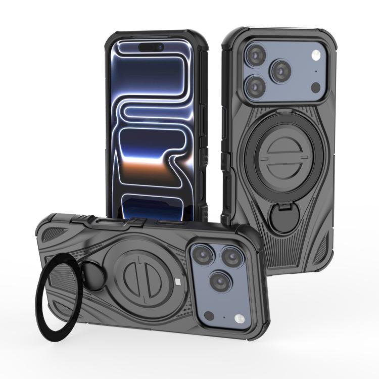 Coque de téléphone magnétique avec anneau en étoile et support pivotant métallique, Pour iPhone 17 Pro Max, Pour iPhone 17 Pro, Pour iPhone 17, Pour iPhone Air, Pour iPhone 16 Pro Max, Pour iPhone 16 Pro, Pour iPhone 16