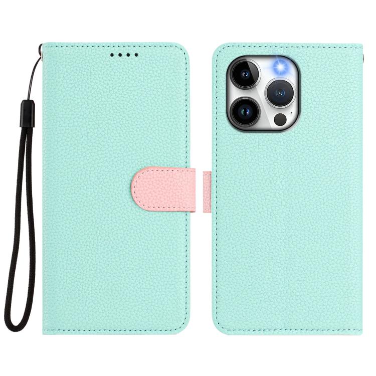 Coque de téléphone en cuir végan à patch latéral magnétique détachable texture litchi, pour iPhone 13 Pro Max, pour iPhone 13 Pro, pour iPhone 13, pour iPhone 12 / 12 Pro, pour iPhone 12 Pro Max, pour iPhone 11 Pro Max, pour iPhone 11, pour iPhone 11 Pro