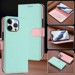 Coque de téléphone en cuir végan à patch latéral magnétique détachable texture litchi, pour iPhone 13 Pro Max, pour iPhone 13 Pro, pour iPhone 13, pour iPhone 12 / 12 Pro, pour iPhone 12 Pro Max, pour iPhone 11 Pro Max, pour iPhone 11, pour iPhone 11 Pro