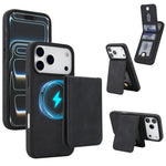 Étui portefeuille magnétique détachable en similicuir rétro YM030, pour iPhone 17 Pro Max, pour iPhone 17 Pro
