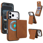 Étui portefeuille magnétique détachable en similicuir rétro YM030, pour iPhone 17 Pro Max, pour iPhone 17 Pro