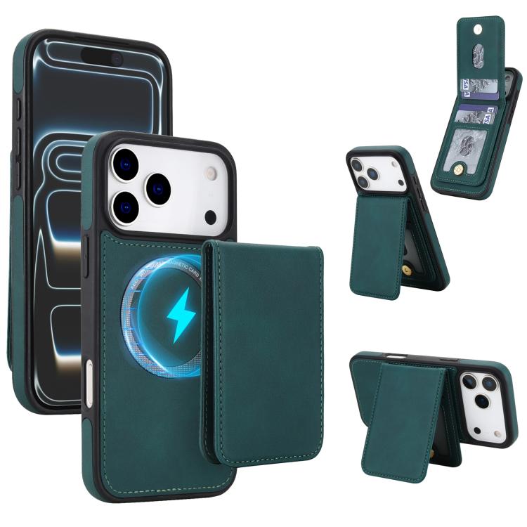 Étui portefeuille magnétique détachable en similicuir rétro YM030, pour iPhone 17 Pro Max, pour iPhone 17 Pro