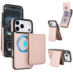 Étui portefeuille magnétique détachable en similicuir rétro YM030, pour iPhone 17 Pro Max, pour iPhone 17 Pro
