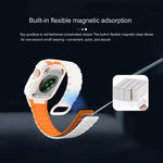 Bracelet de montre en silicone avec boucle magnétique inversée en TPU intégré, pour Apple Watch 45mm / 44mm, pour Apple Watch 41mm / 40mm