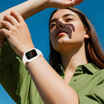 Bracelet de montre en silicone avec boucle magnétique inversée en TPU intégré, pour Apple Watch 45mm / 44mm, pour Apple Watch 41mm / 40mm