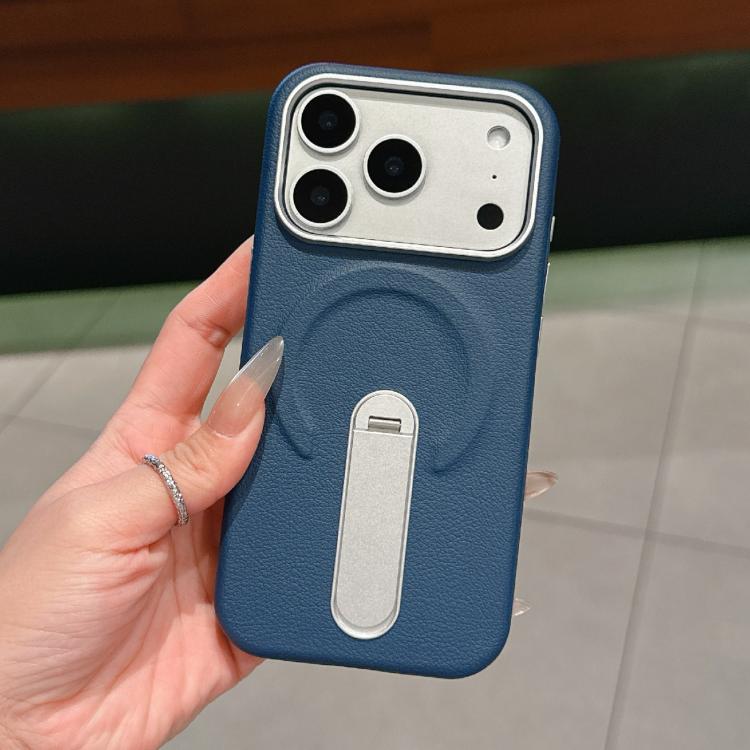 Coque de Téléphone Magnétique Invisible en PC et Cuir Vegan, Pour iPhone 17 Pro Max, Pour iPhone 17 Pro