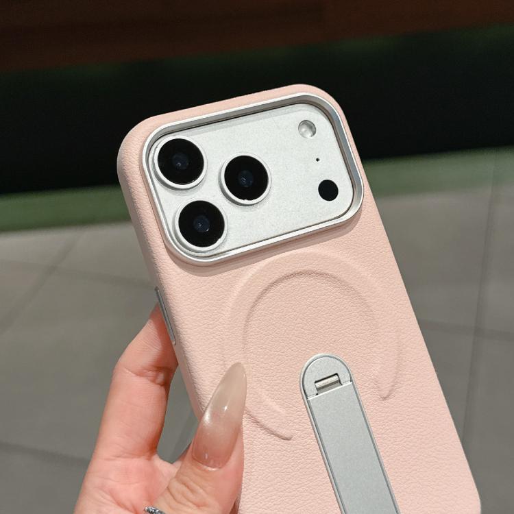 Coque de Téléphone Magnétique Invisible en PC et Cuir Vegan, Pour iPhone 17 Pro Max, Pour iPhone 17 Pro