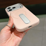 Coque de Téléphone Magnétique Invisible en PC et Cuir Vegan, Pour iPhone 17 Pro Max, Pour iPhone 17 Pro