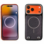 Étui de téléphone magnétique en tissu technologique et PC sensation peau, pour iPhone 17 Pro Max, pour iPhone 17 Pro