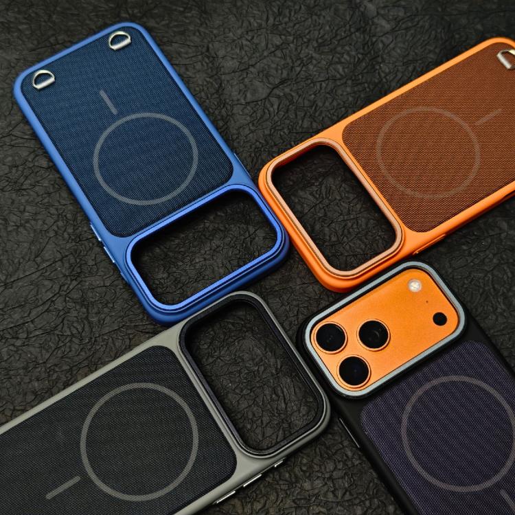 Étui de téléphone magnétique en tissu technologique et PC sensation peau, pour iPhone 17 Pro Max, pour iPhone 17 Pro