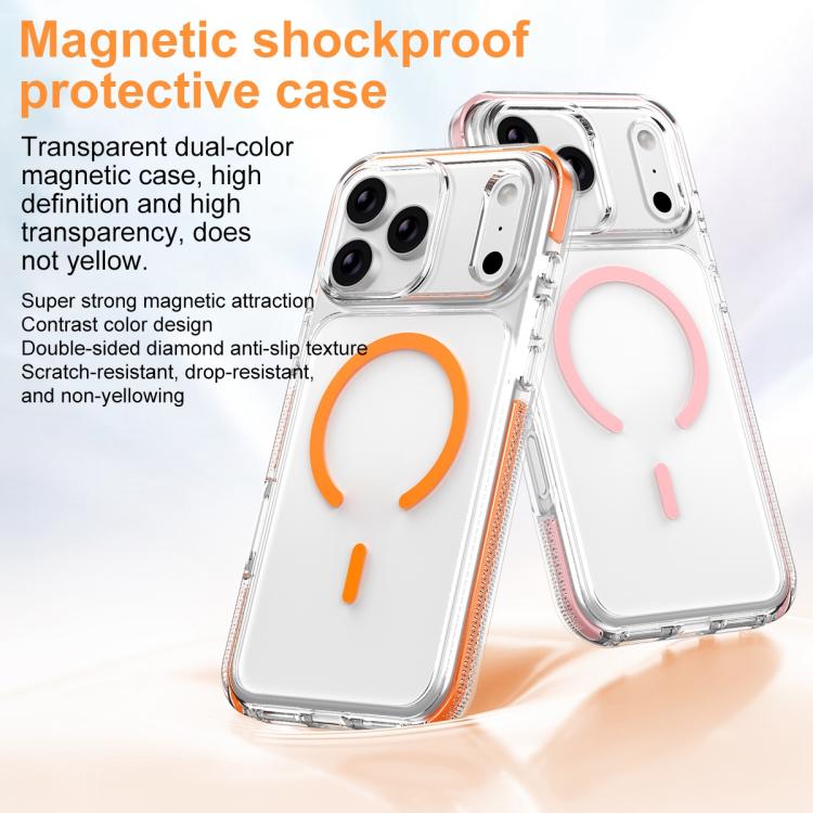 Coque de téléphone hybride TPU magnétique Ice Armor, Pour iPhone 17 Pro Max, Pour iPhone 17 Pro, Pour iPhone Air