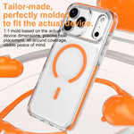 Coque de téléphone hybride TPU magnétique Ice Armor, Pour iPhone 17 Pro Max, Pour iPhone 17 Pro, Pour iPhone Air