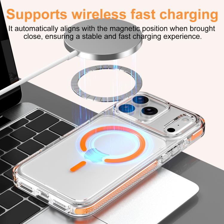 Coque de téléphone hybride TPU magnétique Ice Armor, Pour iPhone 17 Pro Max, Pour iPhone 17 Pro, Pour iPhone Air