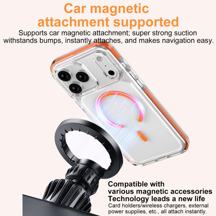 Coque de téléphone hybride TPU magnétique Ice Armor, Pour iPhone 17 Pro Max, Pour iPhone 17 Pro, Pour iPhone Air