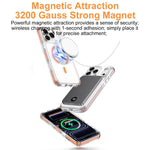 Coque de téléphone hybride TPU magnétique Ice Armor, Pour iPhone 17 Pro Max, Pour iPhone 17 Pro, Pour iPhone Air