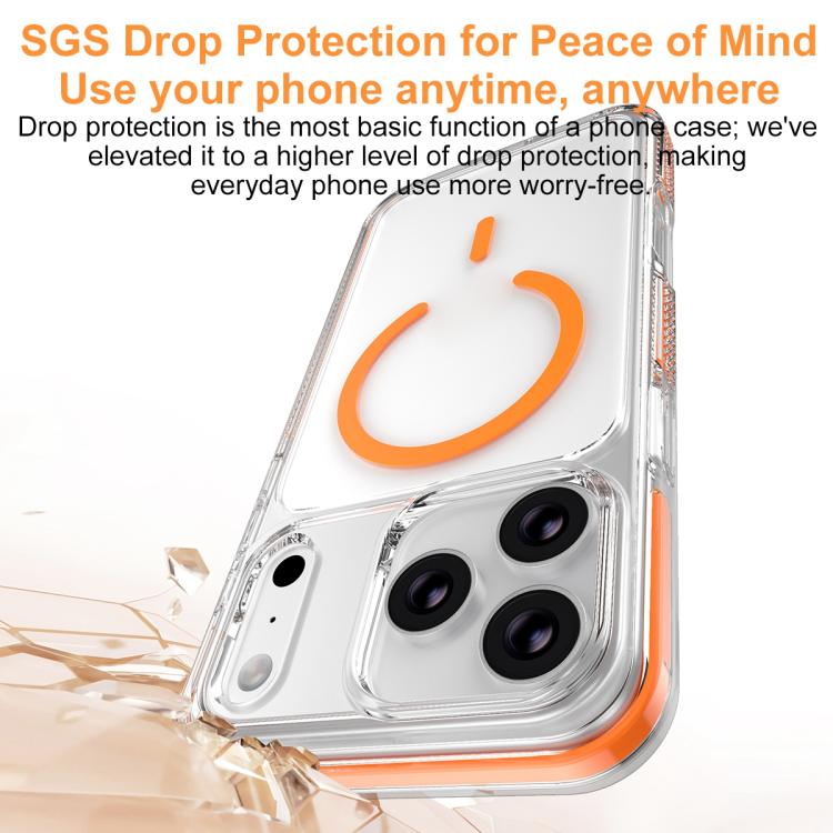 Coque de téléphone hybride TPU magnétique Ice Armor, Pour iPhone 17 Pro Max, Pour iPhone 17 Pro, Pour iPhone Air