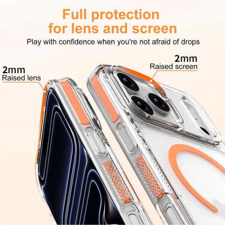 Coque de téléphone hybride TPU magnétique Ice Armor, Pour iPhone 17 Pro Max, Pour iPhone 17 Pro, Pour iPhone Air