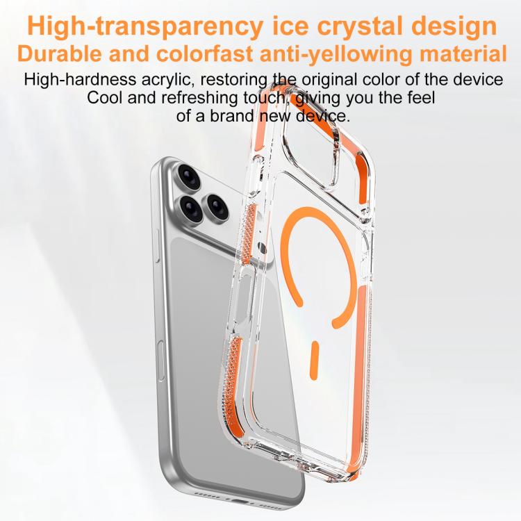 Coque de téléphone hybride TPU magnétique Ice Armor, Pour iPhone 17 Pro Max, Pour iPhone 17 Pro, Pour iPhone Air