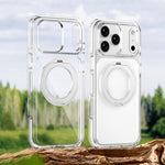 Étui de téléphone hybride PC et TPU Ice Armor avec support magnétique rotatif, pour iPhone 17 Pro Max, pour iPhone 17 Pro, pour iPhone Air