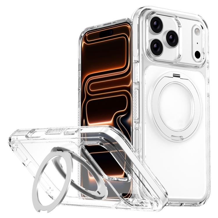 Étui de téléphone hybride PC et TPU Ice Armor avec support magnétique rotatif, pour iPhone 17 Pro Max, pour iPhone 17 Pro, pour iPhone Air