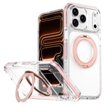 Étui de téléphone hybride PC et TPU Ice Armor avec support magnétique rotatif, pour iPhone 17 Pro Max, pour iPhone 17 Pro, pour iPhone Air