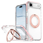 Étui de téléphone hybride PC et TPU Ice Armor avec support magnétique rotatif, pour iPhone 17 Pro Max, pour iPhone 17 Pro, pour iPhone Air