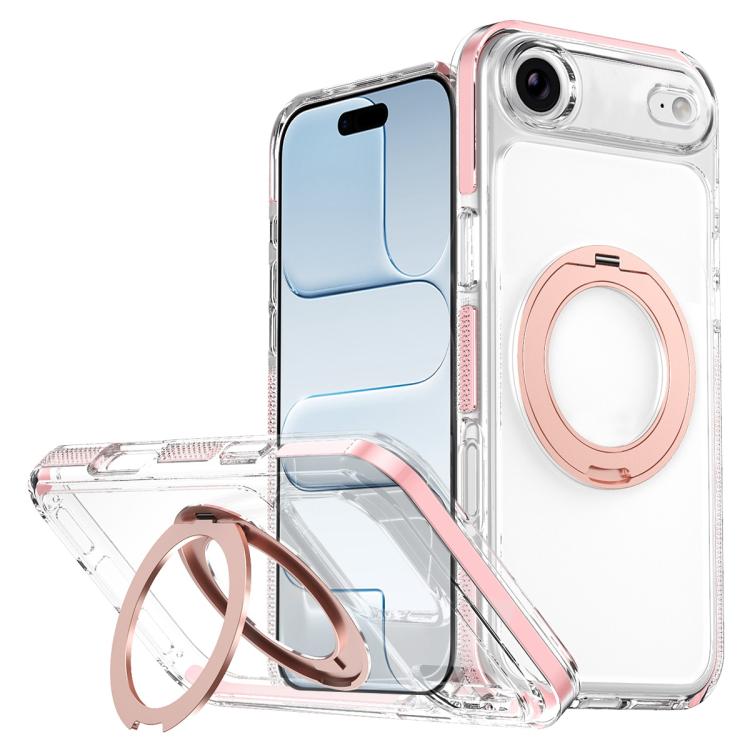 Étui de téléphone hybride PC et TPU Ice Armor avec support magnétique rotatif, pour iPhone 17 Pro Max, pour iPhone 17 Pro, pour iPhone Air