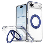 Étui de téléphone hybride PC et TPU Ice Armor avec support magnétique rotatif, pour iPhone 17 Pro Max, pour iPhone 17 Pro, pour iPhone Air