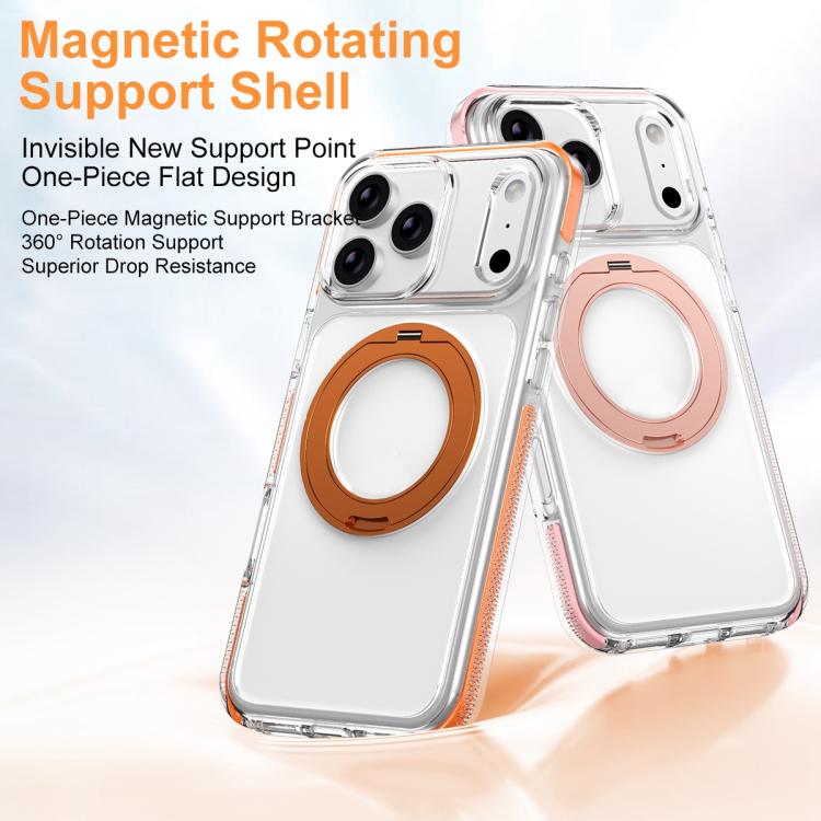 Étui de téléphone hybride PC et TPU Ice Armor avec support magnétique rotatif, pour iPhone 17 Pro Max, pour iPhone 17 Pro, pour iPhone Air