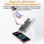 Étui de téléphone hybride PC et TPU Ice Armor avec support magnétique rotatif, pour iPhone 17 Pro Max, pour iPhone 17 Pro, pour iPhone Air