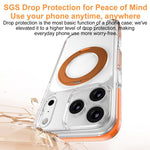 Étui de téléphone hybride PC et TPU Ice Armor avec support magnétique rotatif, pour iPhone 17 Pro Max, pour iPhone 17 Pro, pour iPhone Air