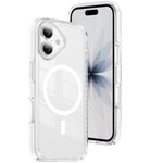 Étui de téléphone hybride en acrylique et TPU magnétique transparent Crystal Shield, pour iPhone 17 Pro Max, pour iPhone 17 Pro, pour iPhone 17, pour iPhone Air, pour iPhone 16 Pro Max, pour iPhone 16 Pro