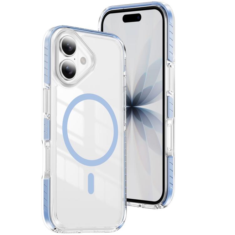Étui de téléphone hybride en acrylique et TPU magnétique transparent Crystal Shield, pour iPhone 17 Pro Max, pour iPhone 17 Pro, pour iPhone 17, pour iPhone Air, pour iPhone 16 Pro Max, pour iPhone 16 Pro